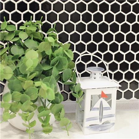 MOSAIC RETRO BLACK CZG101Y 30.2X26.3CM