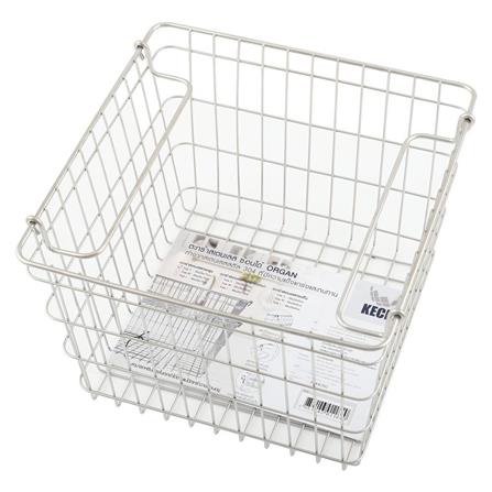 WIRE BASKET KECH ORGAN S 26X26X19CM STAINLESS STEEL