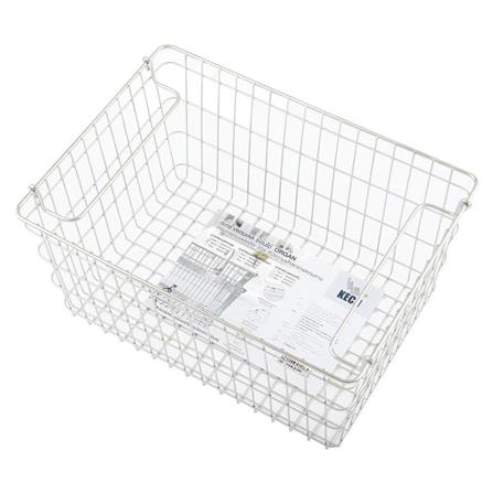 STACKABLE STAINLESS STEEL WIRE BASKET KECH ORGAN M 36X26X19CM
