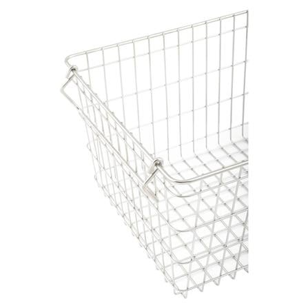 STACKABLE STAINLESS STEEL WIRE BASKET KECH ORGAN M 36X26X19CM