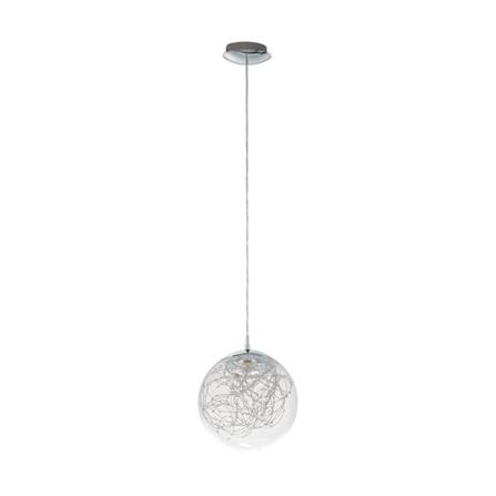 CHANDELIER 49891 VALENCA EGLO STEEL CHROME