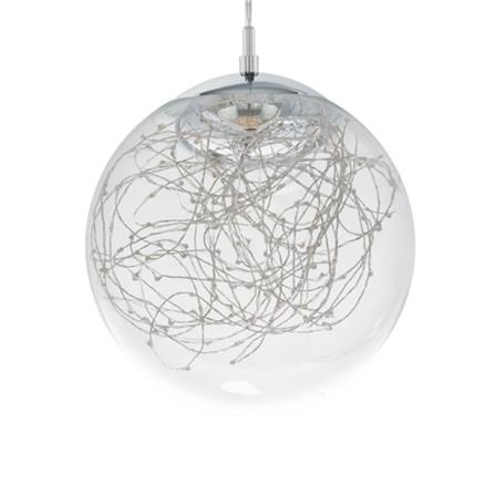 CHANDELIER 49891 VALENCA EGLO STEEL CHROME