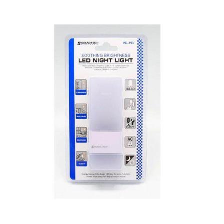 LED NIGHT LIGHT AC POWER OPERATED NL-193 SOUNDTEOH