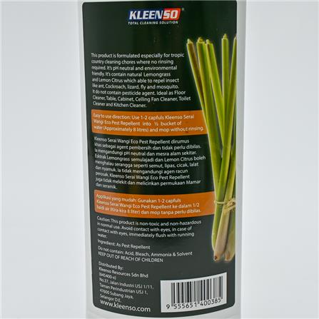 KLEENSO SERAI WANGI ECO PEST REPELLENT 1L