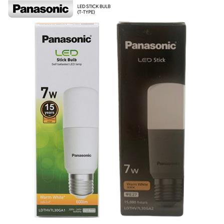 PANASONIC LED STICK BULB 7W E27 WARM WHITE LDTHV7L30GA1/GA2