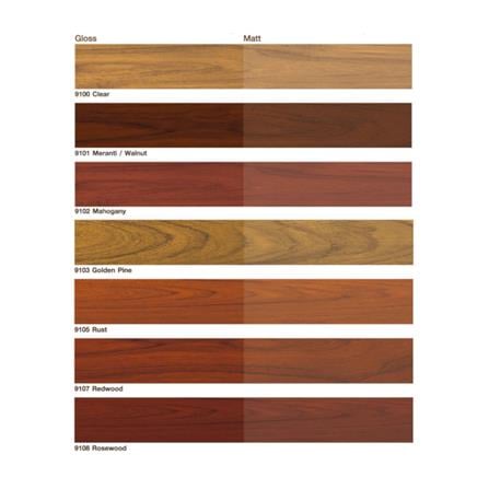 TOA WOODSTAIN MATT 9102 MAHOGANY 1 LITRE