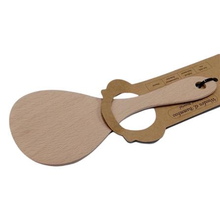BACK TO NATURE WOODEN RICE SCOOP 1574