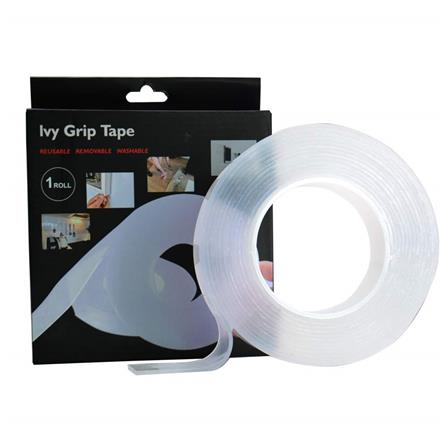 IVY DOUBLE SIDED NANO GEL GRIP TAPE 5 METER TRANSPARENT