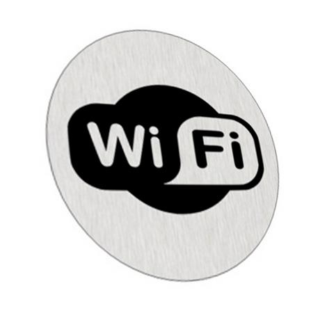 AVIO DESTINATION BOARD-WIFI WORD SIGN 6.7CM