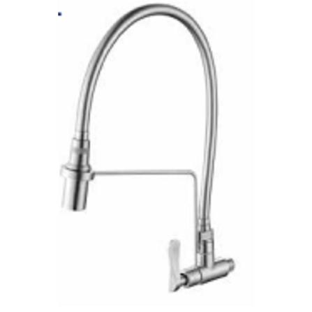 RASLAND SINK FAUCET SS-12001-WALL TAP PULL OUT TRUNK