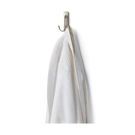 COMMAND SATIN NICKEL BATH LARGE DOUBLE HOOK