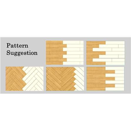 TARA VINYL TILE STICKER 15X91CM 2MM PRATO OAK 3.28M2