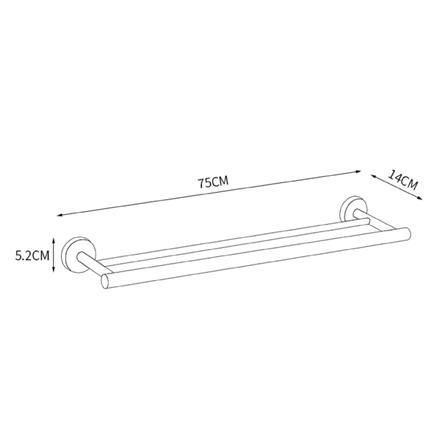 SORENTO TOWEL BAR SRT350-HP SS (E)
