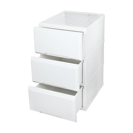 3 DRAWER STACKO GARDEN 40X50X69CM WHITE