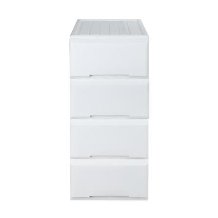 4 DRAWER STACKO GARDEN 40X50X91CM WHITE