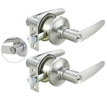 YALE ENTRANCE LEVER VL4447 US15 SATIN NICKEL