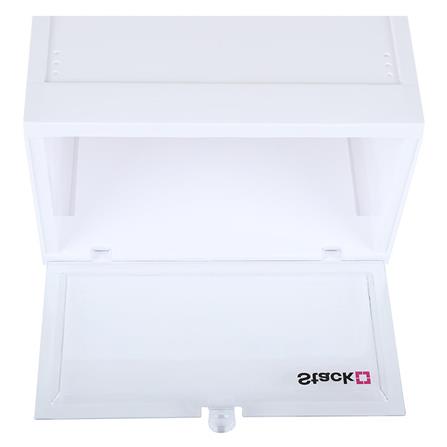 SHOE BOX STACKO 28X35X17CM WHITE