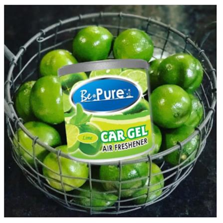 BEPURE Car Gel Air Freshener 100g  (LIME) BP100LI