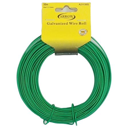 ARROW GREEN PVC COATED TWIST&TIE OTHER DECORATIVE (2.5MMX30M)