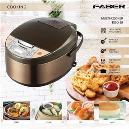 FABER MICROCOMPUTER RICE COOKER RISO18 860WATT 1.8LITER