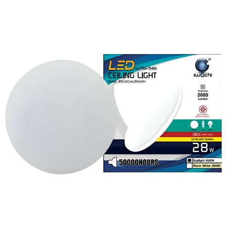 CEILING LAMP PLAIN LED 28W DAYLIGHT (6500K) WHITE 15" IWACHI