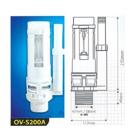 WATERTEC WATER OUTLET 40MM SINGLE FLUSH FMS-FV0010