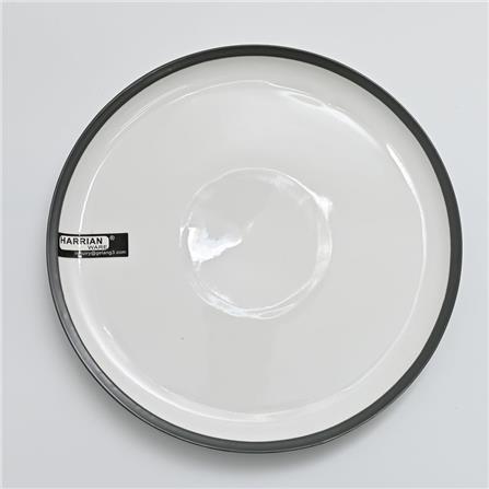 FLAT PLATE PORCELAIN 10" (GREY) G105812