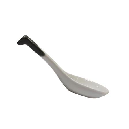 SOUP SPOON PORCELAIN GREY G584