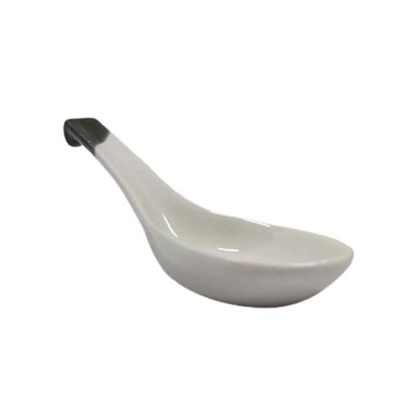 SOUP SPOON PORCELAIN GREY G584
