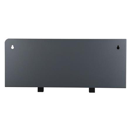 WALL SHELF WITH 2 HOOKS STACKO 40X10X16CM GREY