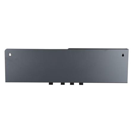 WALL SHELF WITH 4 HOOKS STACKO 60X10X16CM GREY