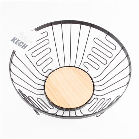 FRUIT BASKET KECH CURL YS-50371P 25CM BLACK