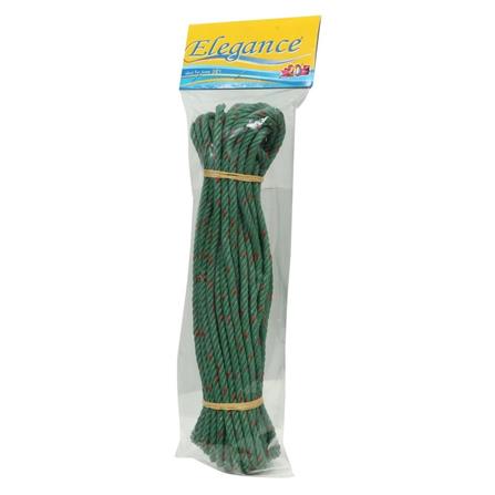 BRAIDED NYLON ROPE ELEGANCE 6MMX15M GREEN