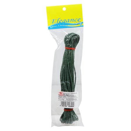 BRAIDED NYLON ROPE ELEGANCE 2.5MMX10M GREEN