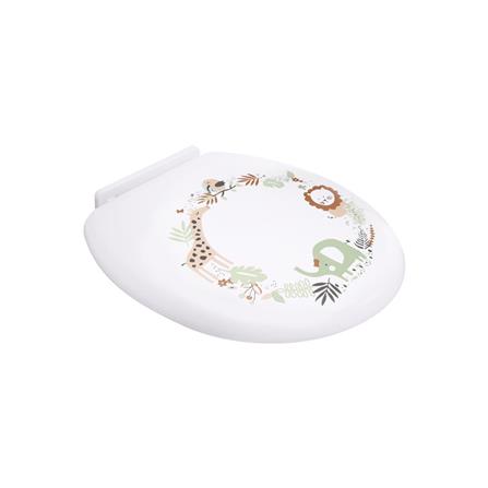PLASTIC TOILET SEAT L-2020 GIRAFFE WHITE