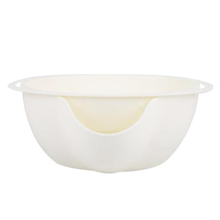 KECH DOUBLE LAYER DRAIN BASKET WHITE