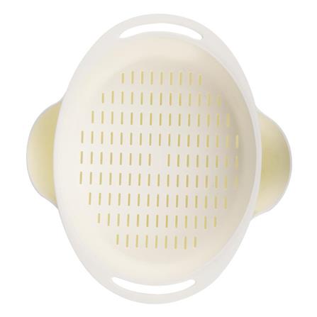 KECH DOUBLE LAYER DRAIN BASKET WHITE