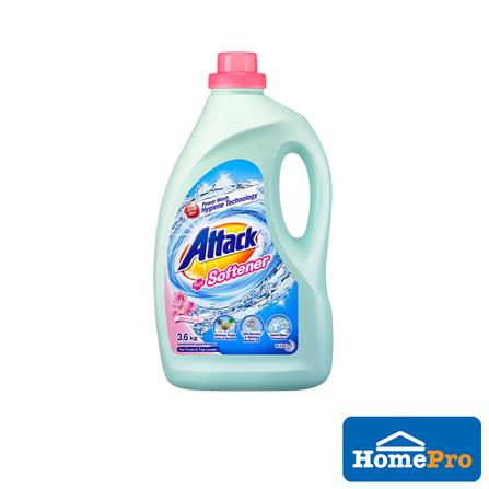 ATTACK LIQUID DETERGENT PLUS SOFTENER 3.6KG SWEET FLORAL
