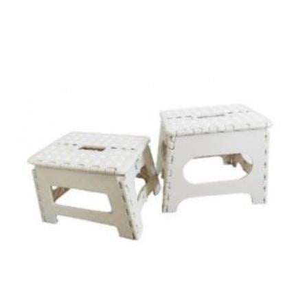 TOP ACE BATHROOM FOLDABLE STOOL SS270 POLKA DOT