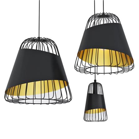 EGLO CHANDELIER EGLO 49509 AUSTELL 430 ST/BK