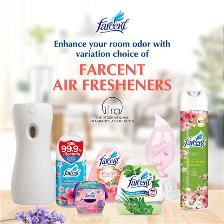 FARCENT SCENTED SPRAY 320ML REFRESHING LEMON