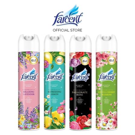 FARCENT SCENTED SPRAY 320ML PASSIONATE ROSE