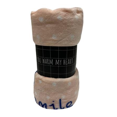 BLANKET HOME LIVING PINEAPPLE SMILE 50X60" OROSE