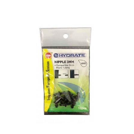 TRIO HYDRATE NIPPLE 3MM 10PCS/PACK