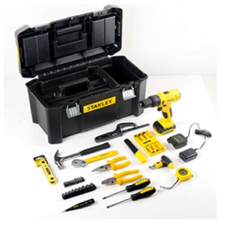 STANLEY 12v CORDLESS HAMMER DRILL SCH121S1H 48EA ACCESSORIES