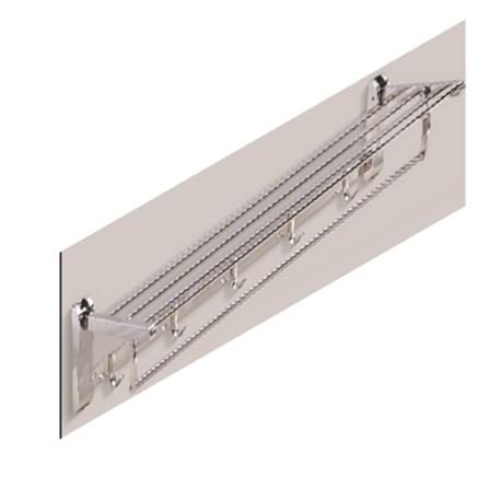 LIVINOX FOLDABLE TOWEL RACK LBA-HP08A-STAINLESS STEEL CHROME