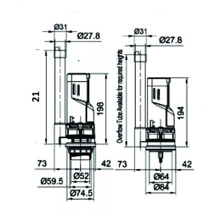 MODERN DEPOT WATER OUTLET 1P TOILET BOWL C2111-21 DUAL FLUSH WHITE