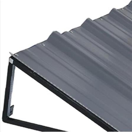 UPVC AWNING WITH STEEL FRAME S.D.BRILLIANT 60X100CM GREY
