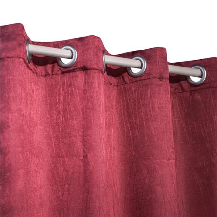 HLS CURTAIN EYELET LIANA UV 130X250CM RED