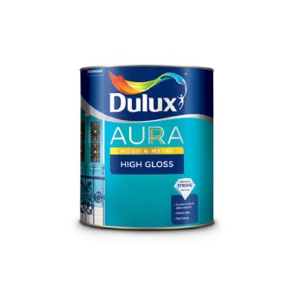 DULUX AURA HIGH GLOSS 5L BASE D ENAMEL PAINT